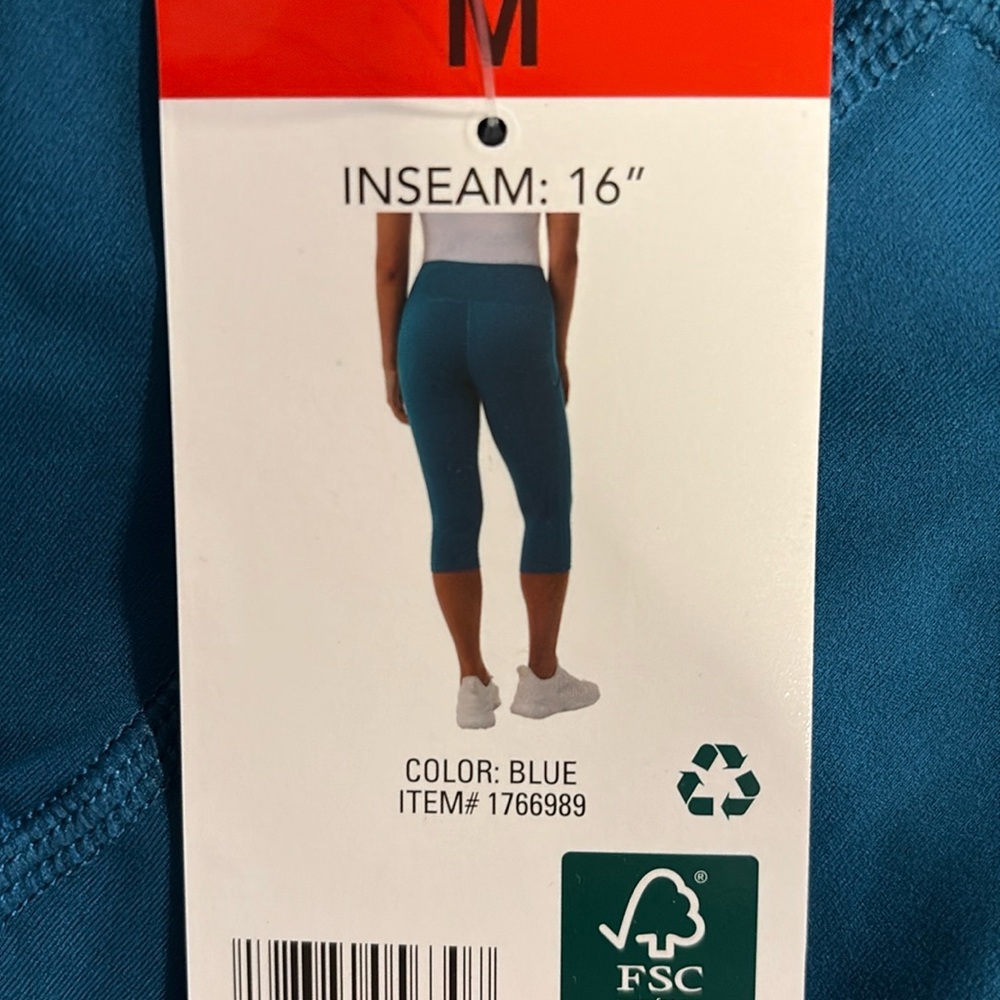 32 Degrees Blue Cropped Pants